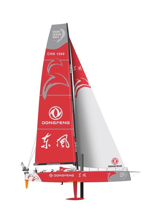 nueva vo65 del equipo Dongfeng competirá en la carrera de volvo 2014/15 del océano. © Volvo Ocean Race http://www.volvooceanrace.com